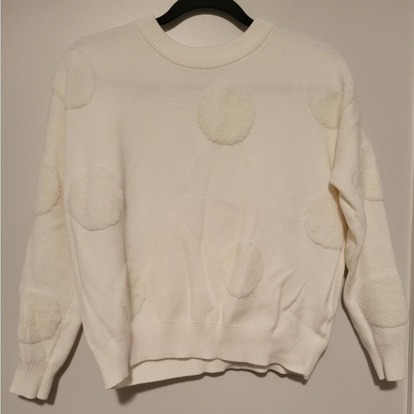 T Tahari polka dot sweater - Picture 1 of 2